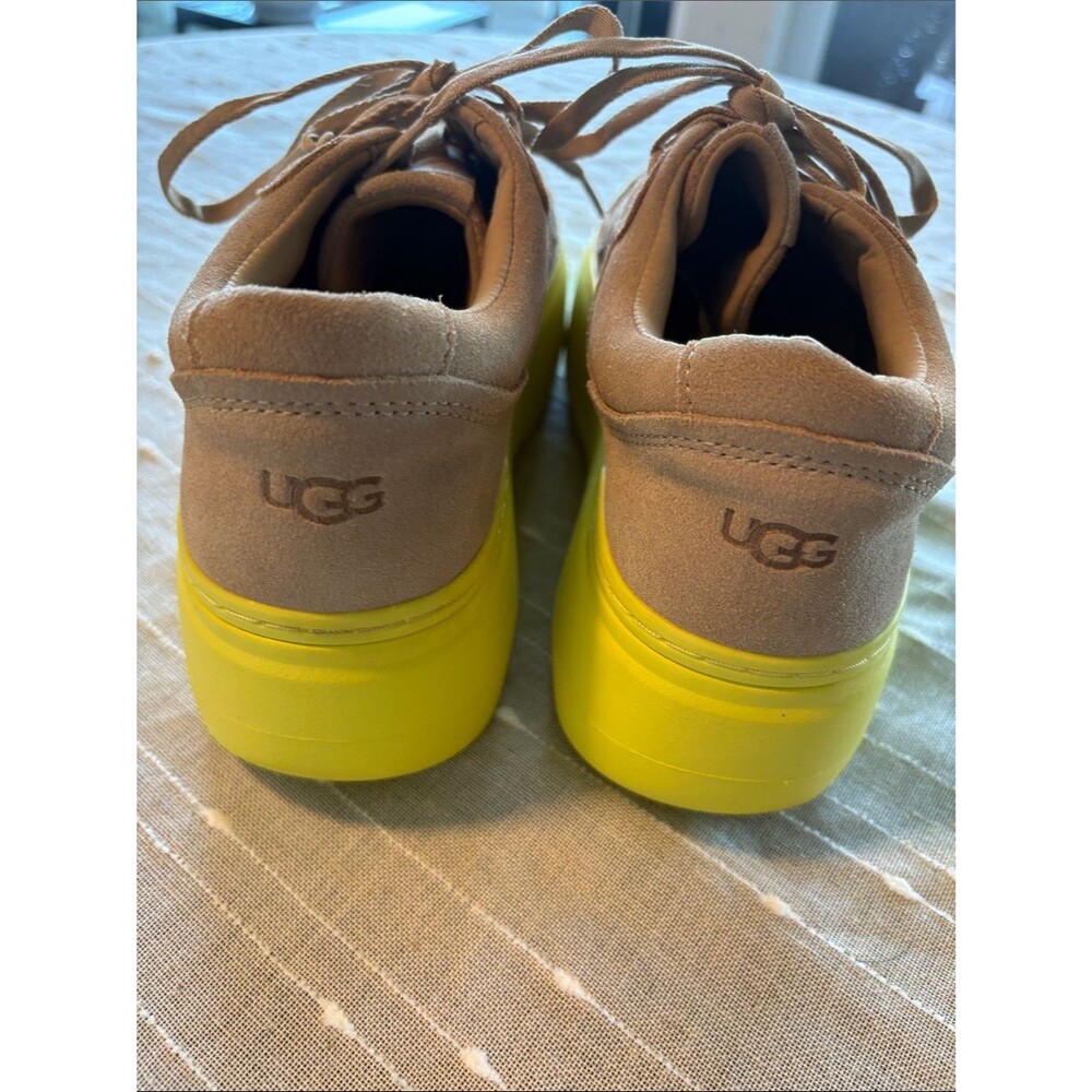UGG MARIN MEGA LACE PLATFORM SAND / PEARFECT SHOES US 8.5 - Picture 5 of 9